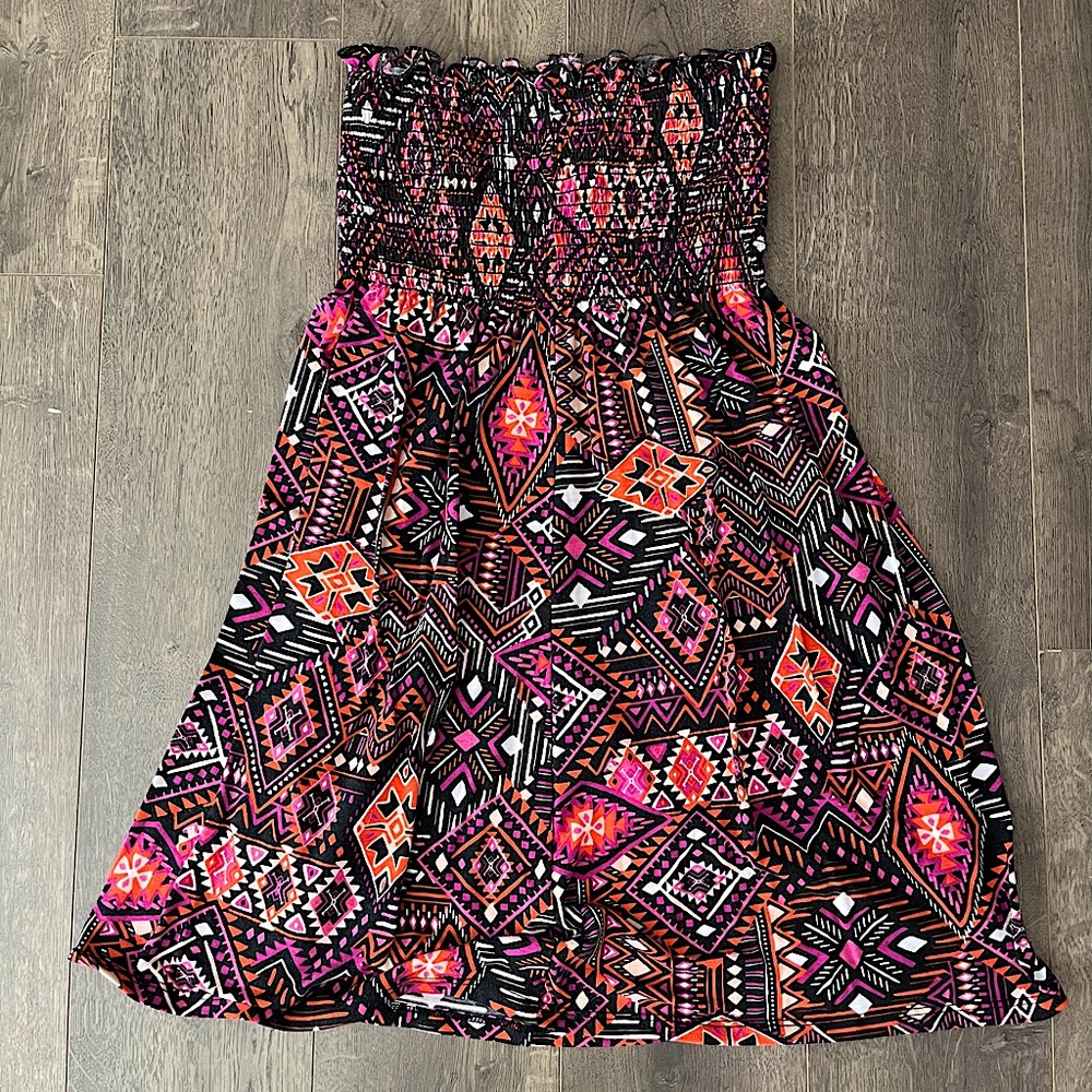 Cute & Comfy Strapless Summer Dress, Size Small